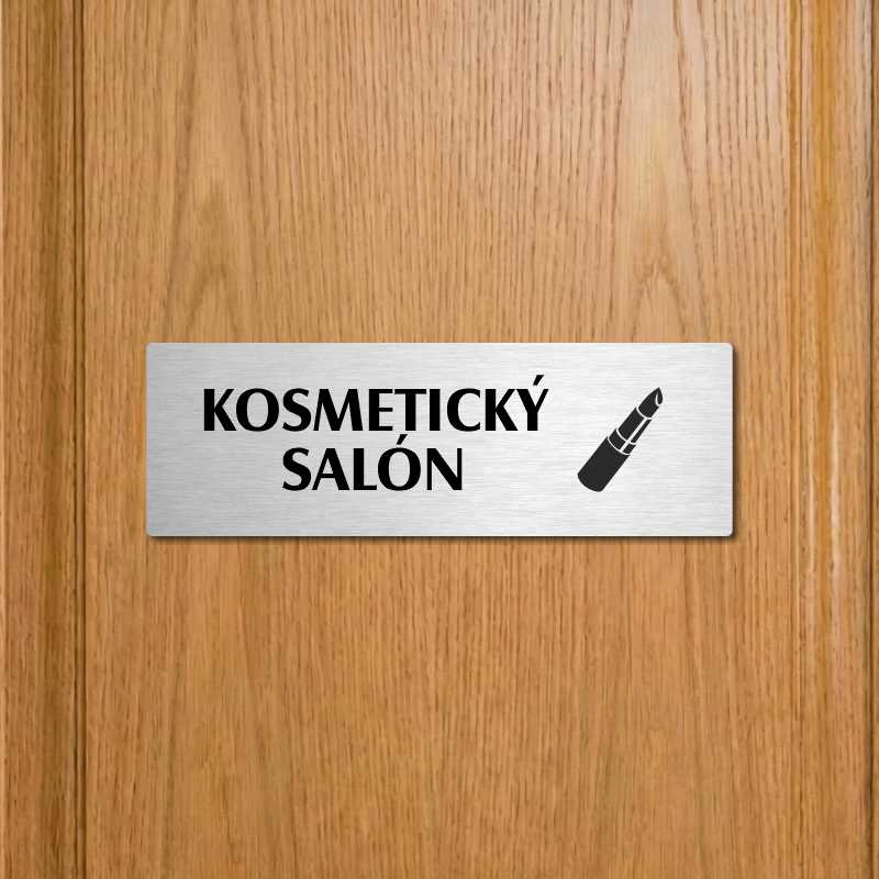 Kosmetický salón, 240x79mm, zlatá popiska 